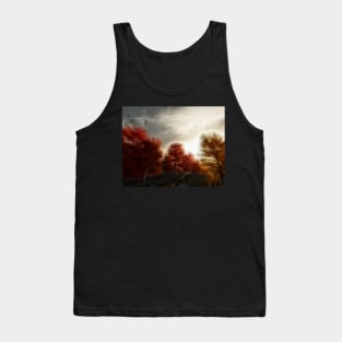 Impressionist autumn scene Tank Top